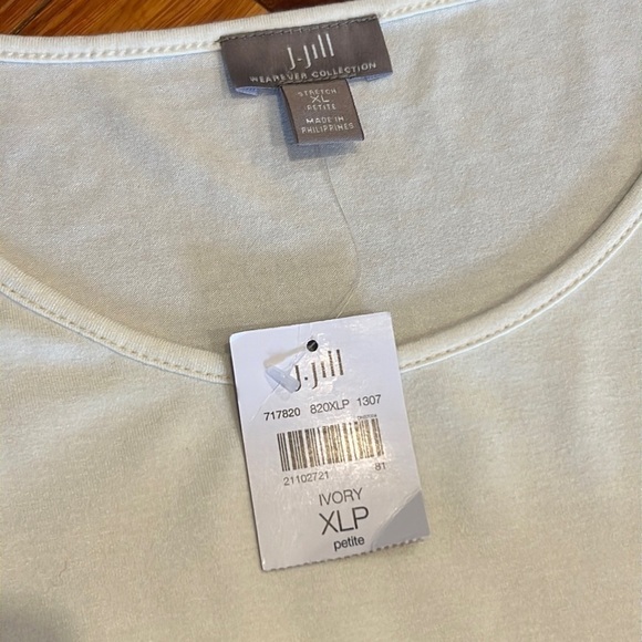 ⭐️ New 2 Piece Bundle J Crew Printed pull-on bow midi skirt XL & J Jill Top - Picture 9 of 12